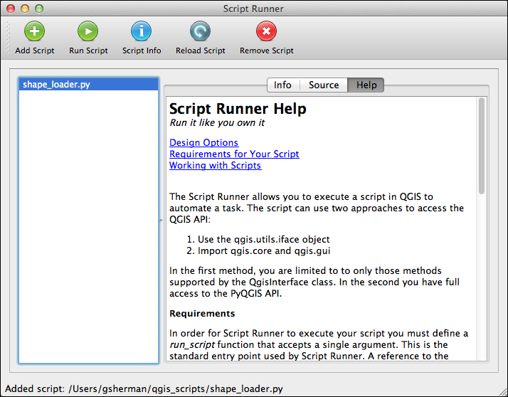 Script Runner A Plugin To Run Python Scripts In Qgis Spatial Galaxy 7307